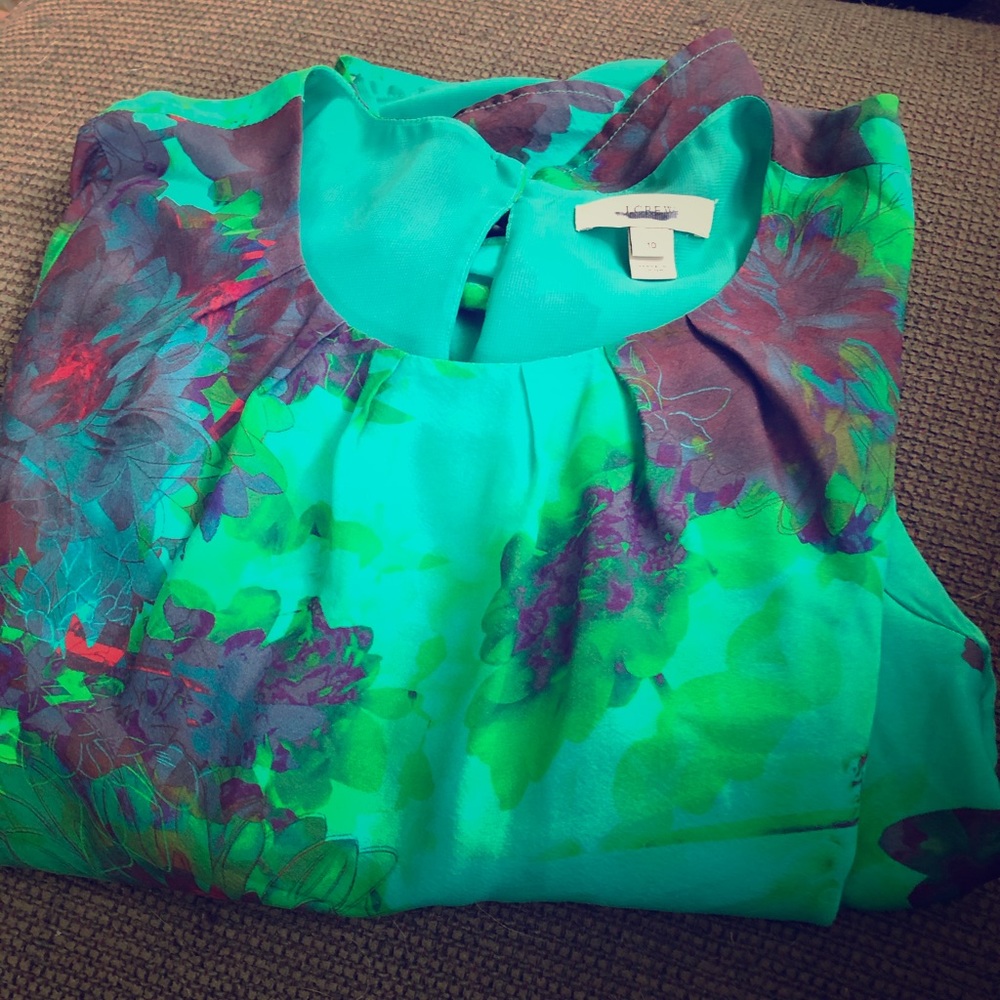 Long sleeve j crew blouse